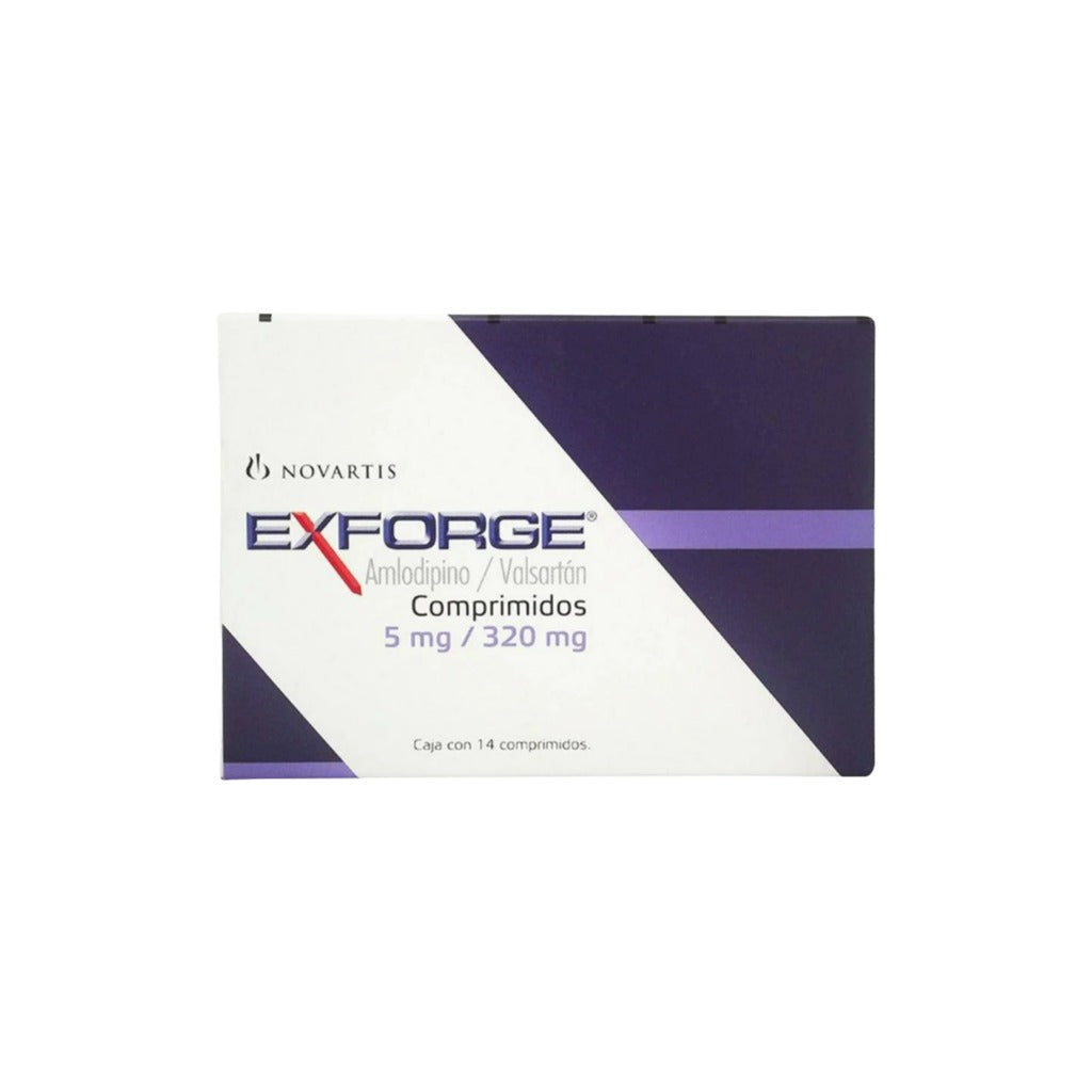 Exforge 5 / 320 Mg Con 14 Comprimidos 7501124820428