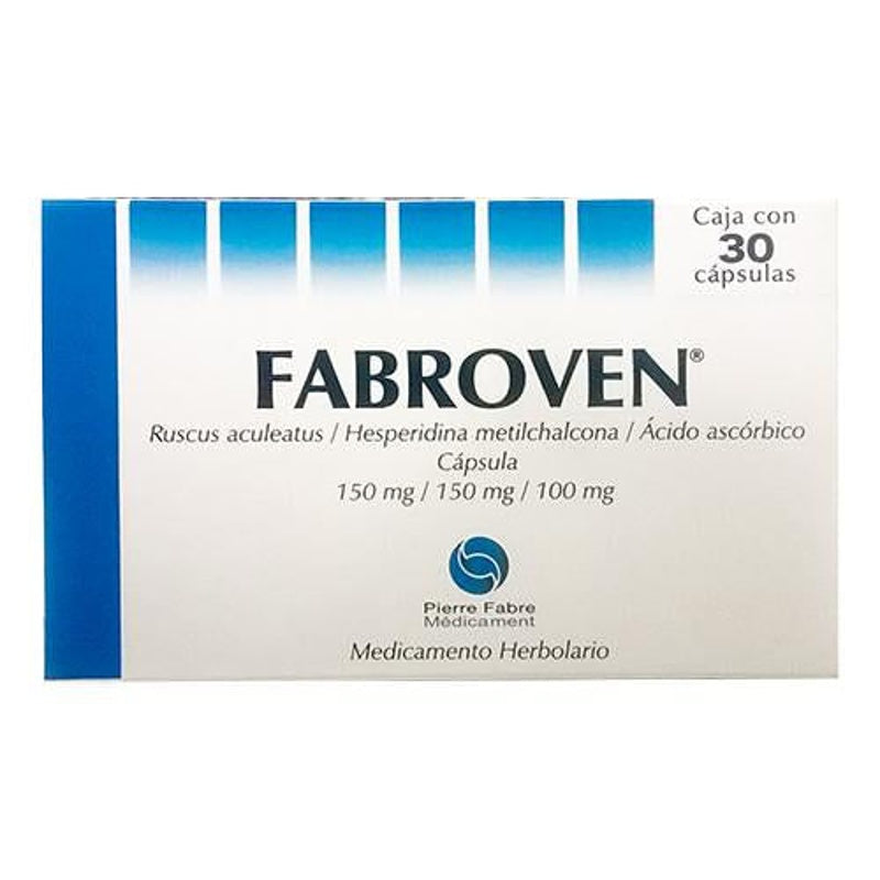 Fabroven 150 / 150 / 100 Mg Con 30 Capsulas