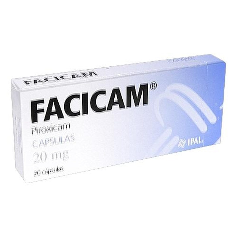 Facicam 20 Mg Con 20 Capsulas