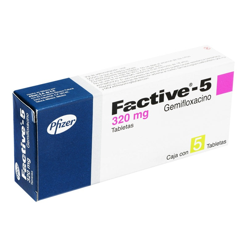 Factive 5 320 Mg Con 5 Tabletas