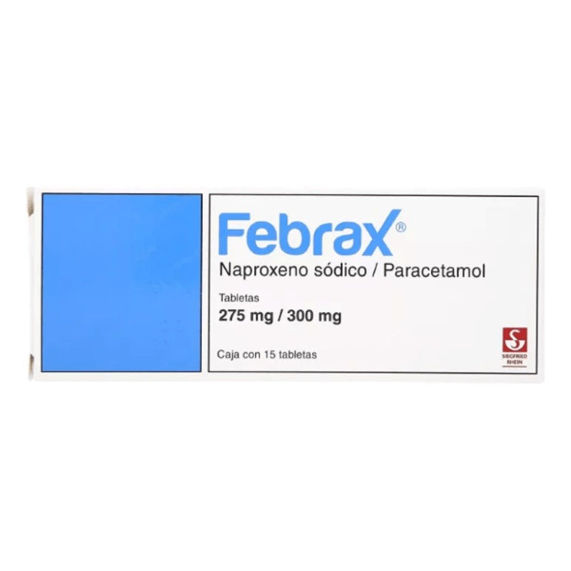 Febrax 275 / 300 Mg Con 15 Tabletas