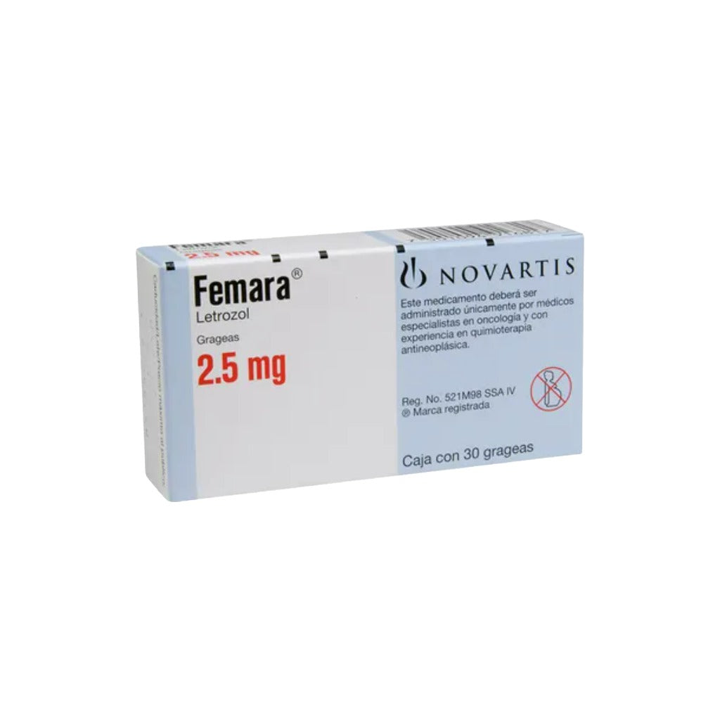 Femara 2.5 Mg Con 30 Tabletas 7501094916817