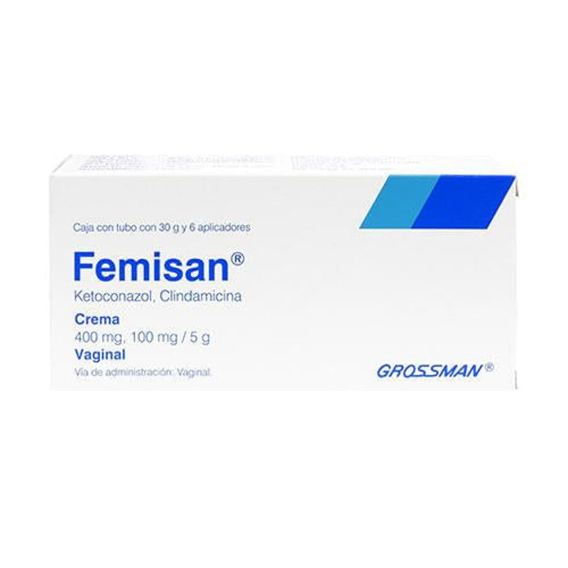 Femisan 100 / 400 Mg / 5 Gr 6 Apl Crema Vag
