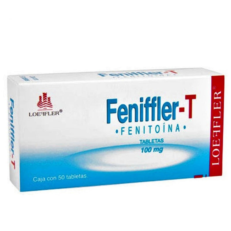 Fenitoina Sodica 100 Mg Con 50 Tabletas Fenifler