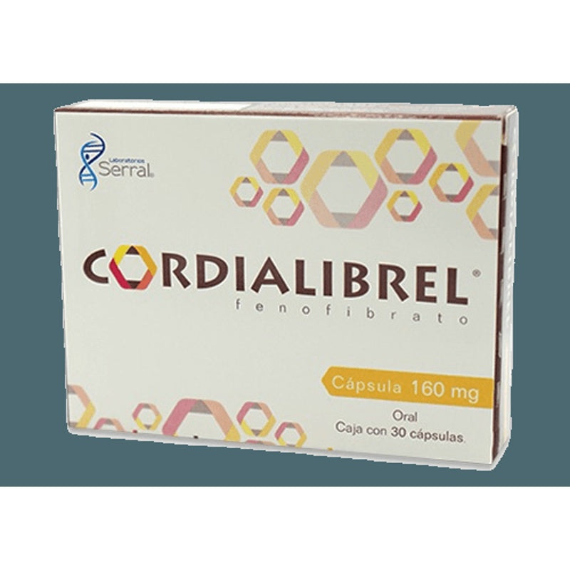 Fenofibrato 160 Mg Con 30 Capsulas Cordialibrel