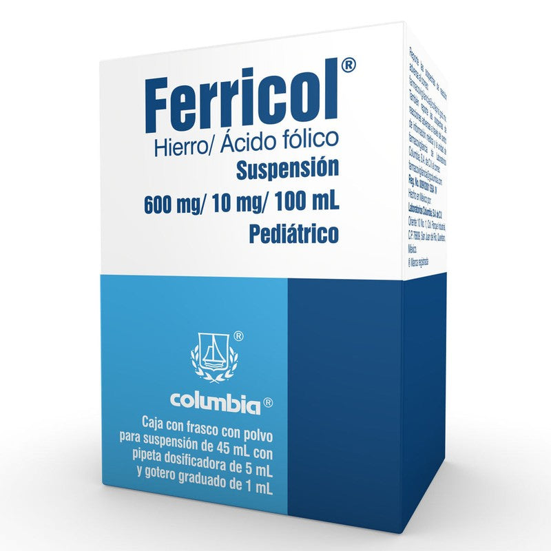 Ferricol Pediátrico 600  10 Mg 45 Ml Suspensión 7506400900733 4