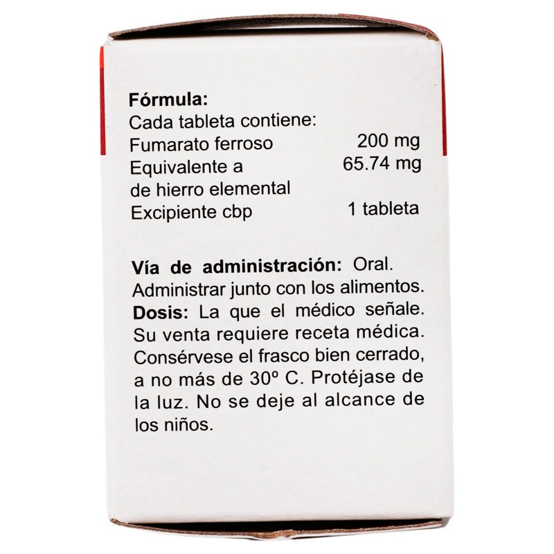 Ferval 200 Mg Con 50 Tabletas 7501446000058 perfil 4