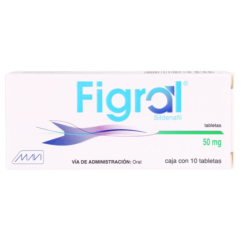 Figral (Sildenafil) Tabletas 50Mg Con 10 785118753955