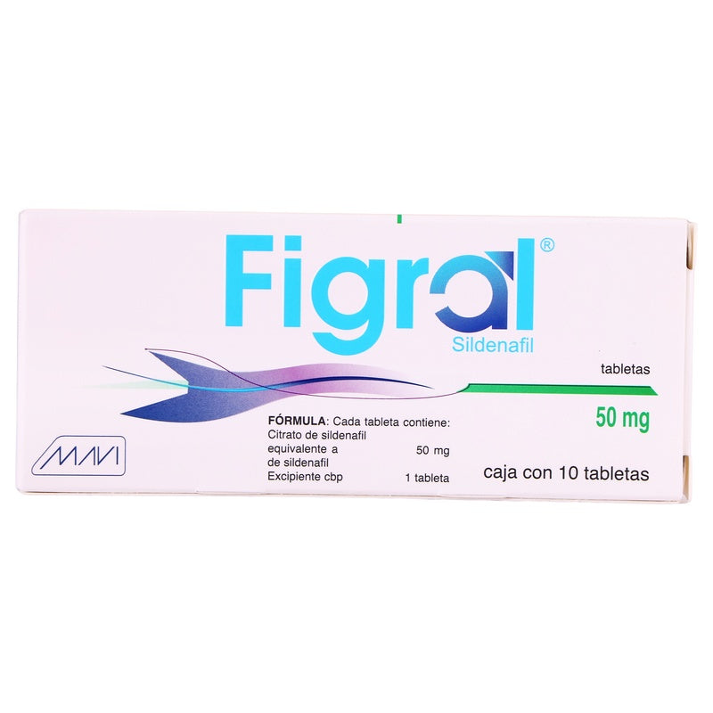 Figral (Sildenafil) Tabletas 50Mg Con 10 785118753955
