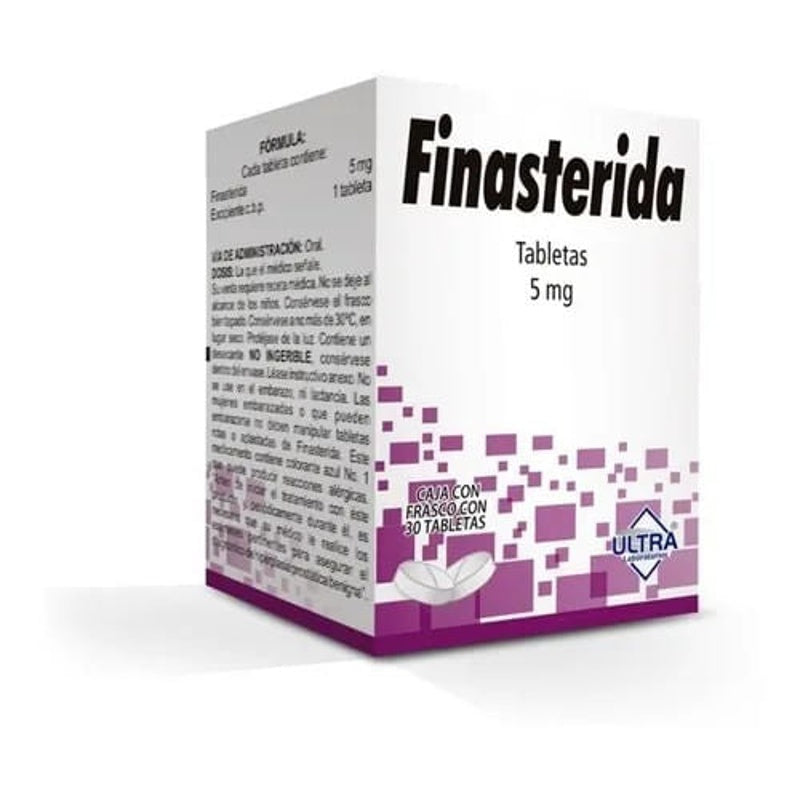 Finasterida 5 Mg Con 20 Tabletas Ultra