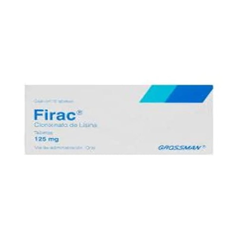 Firac 125 Mg Con 10 Tabletas