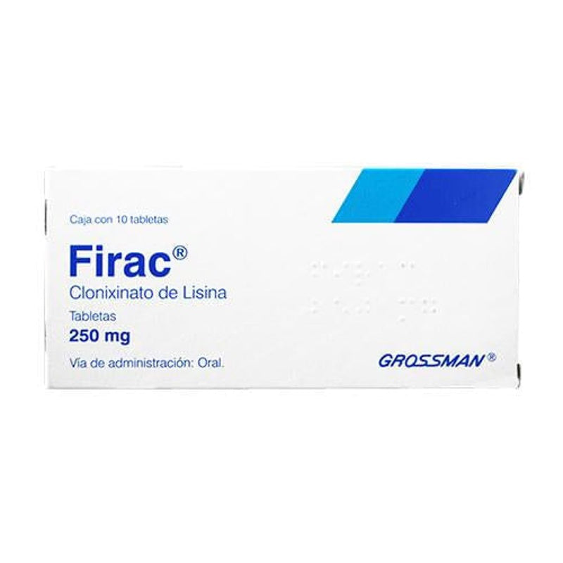 Firac 250 Mg Con 10 Tabletas