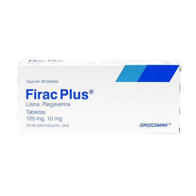 Firac Plus 125 / 10 Mg Con 20 Grageas