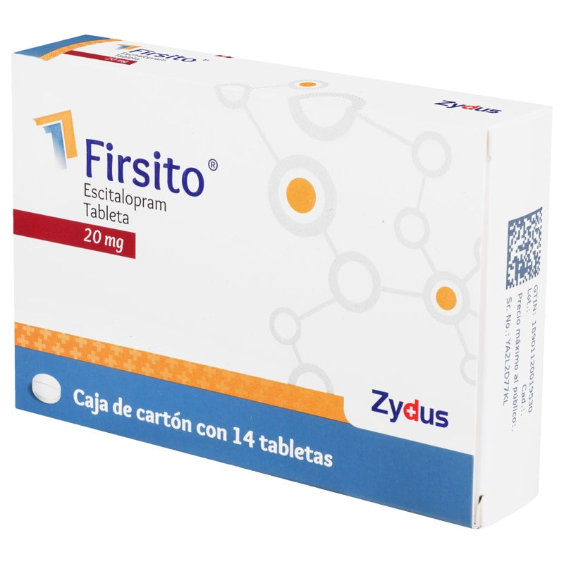 Firsito 20 Mg Con 14 Tabletas perfil 3
