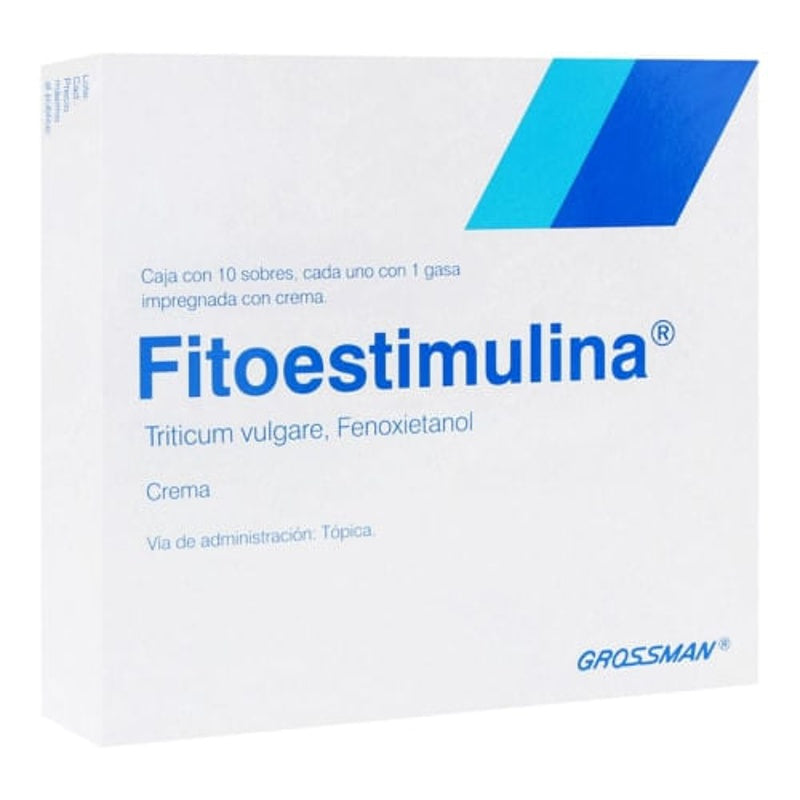 Fitoestimulina 15 / 1 Gr / 100 Gr 10 Gasas Crema Tópica