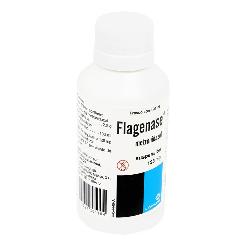 Flagenase 125 Mg / 5 Ml 120 Ml Suspensión perfil 2