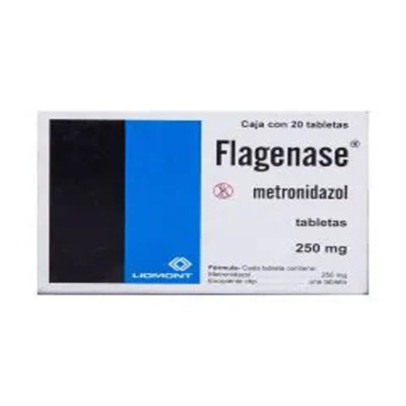 Flagenase 250 Mg Con 20 Tabletas