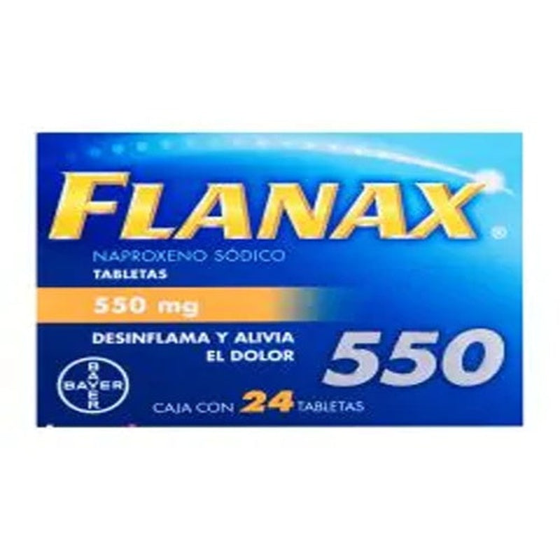 Flanax 550 Mg Con 24 Tabletas