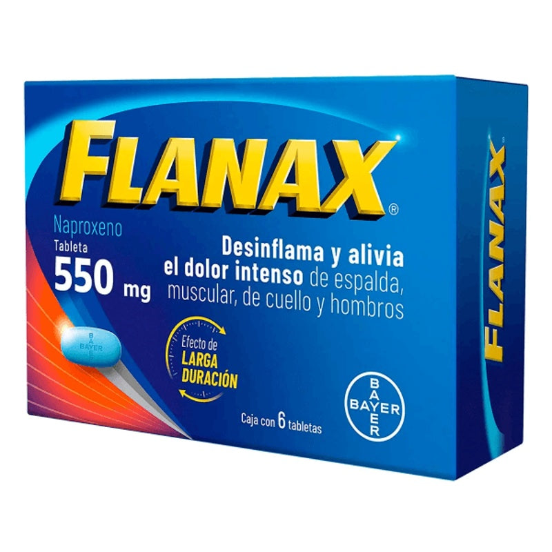 Flanax 550 Mg Con 6 Tabletas