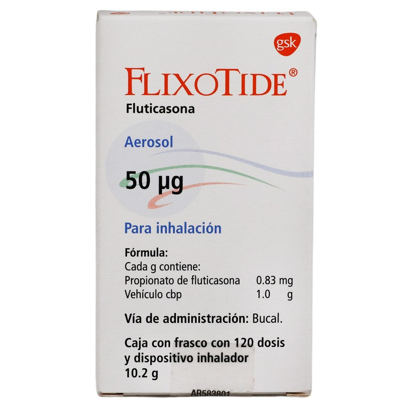 Flixotide 50Mcg 10.20 Gr 120Dosis Inh Aer 7501043160971