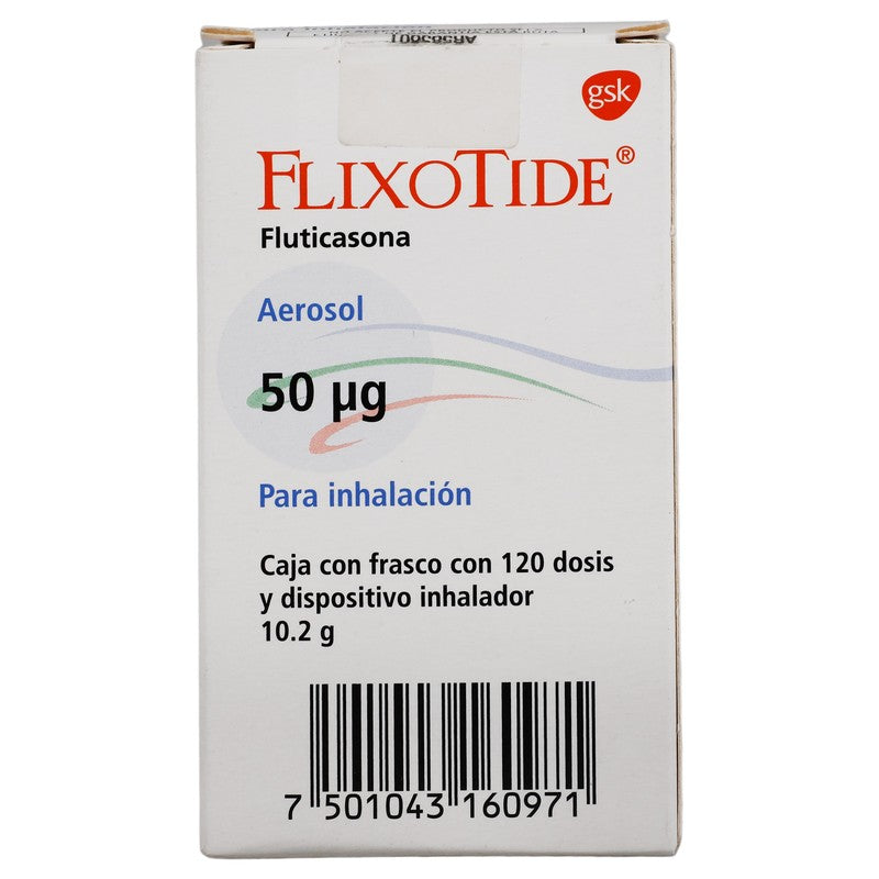 Flixotide 50Mcg 10.20 Gr 120Dosis Inh Aer 7501043160971 6