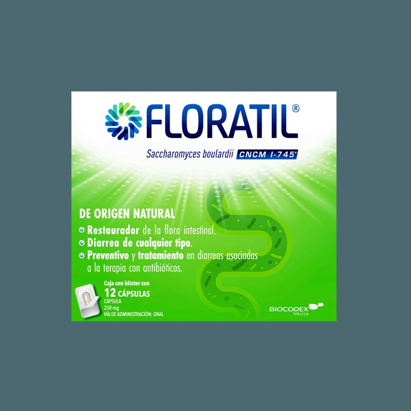 Floratil 250 Mg Con 12 Capsulas