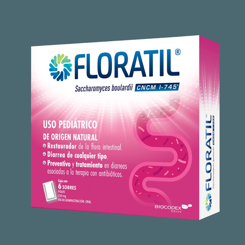 Floratil 250 Mgpvo 6 Sobres
