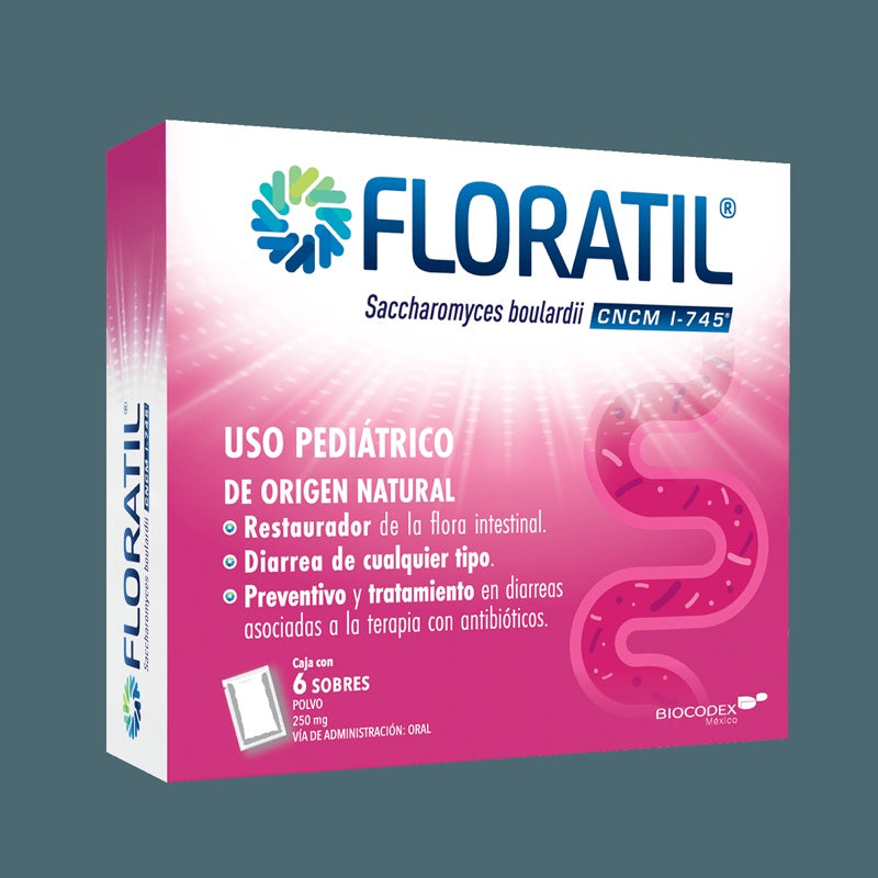 Floratil 250 Mgpvo 6 Sobres
