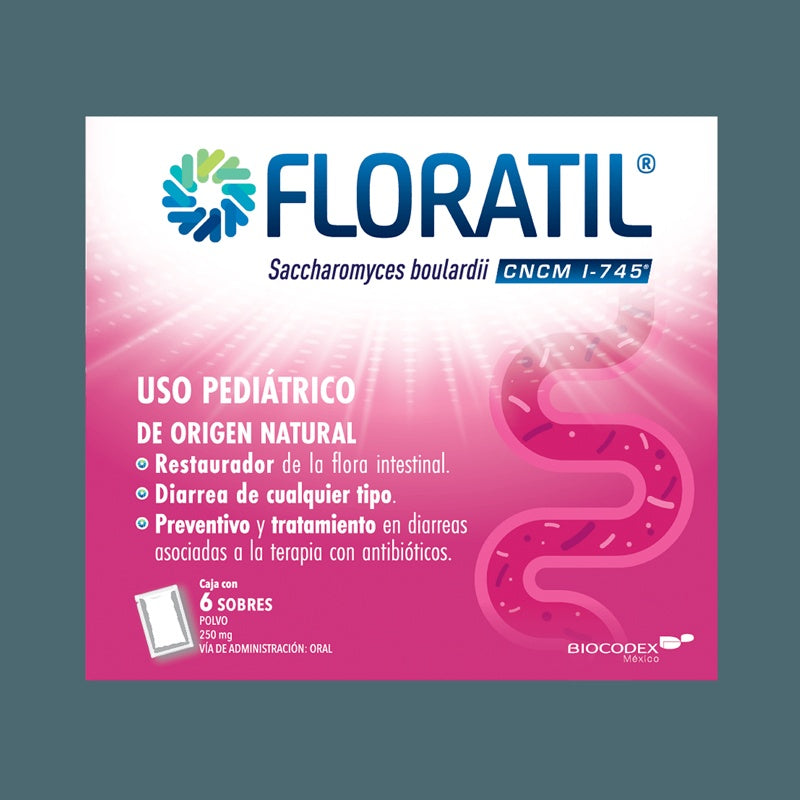Floratil 250 Mgpvo 6 Sobres