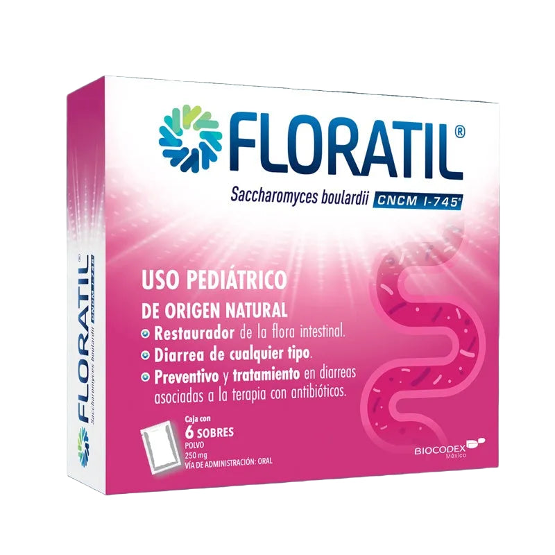 Floratil 250 Mgpvo 6 Sobres
