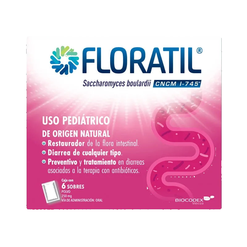 Floratil 250 Mgpvo 6 Sobres