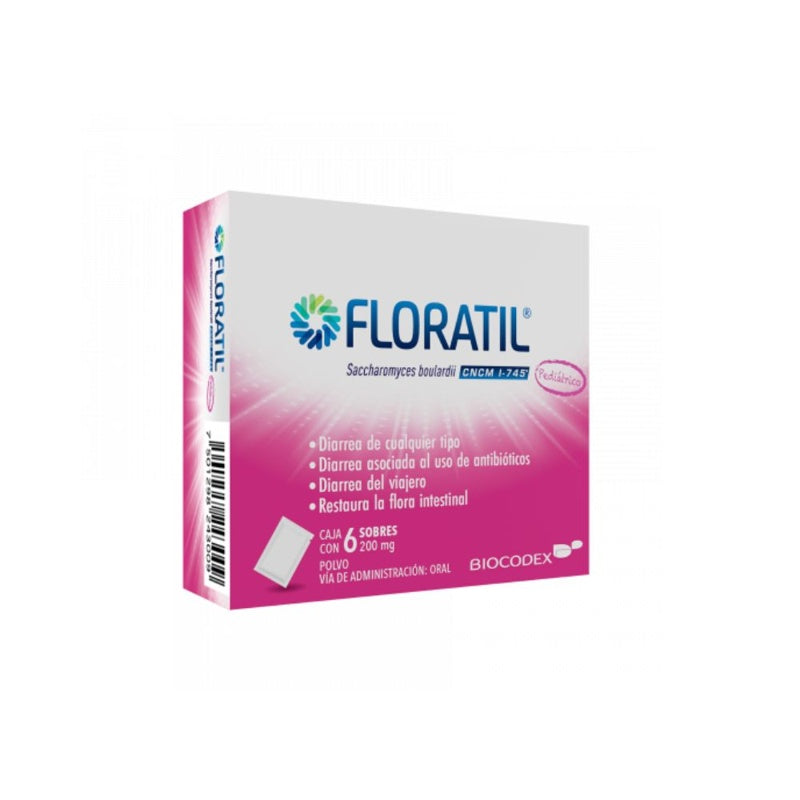 Floratil Pediátrico 200 Mg 6 Sobres 7501298243009
