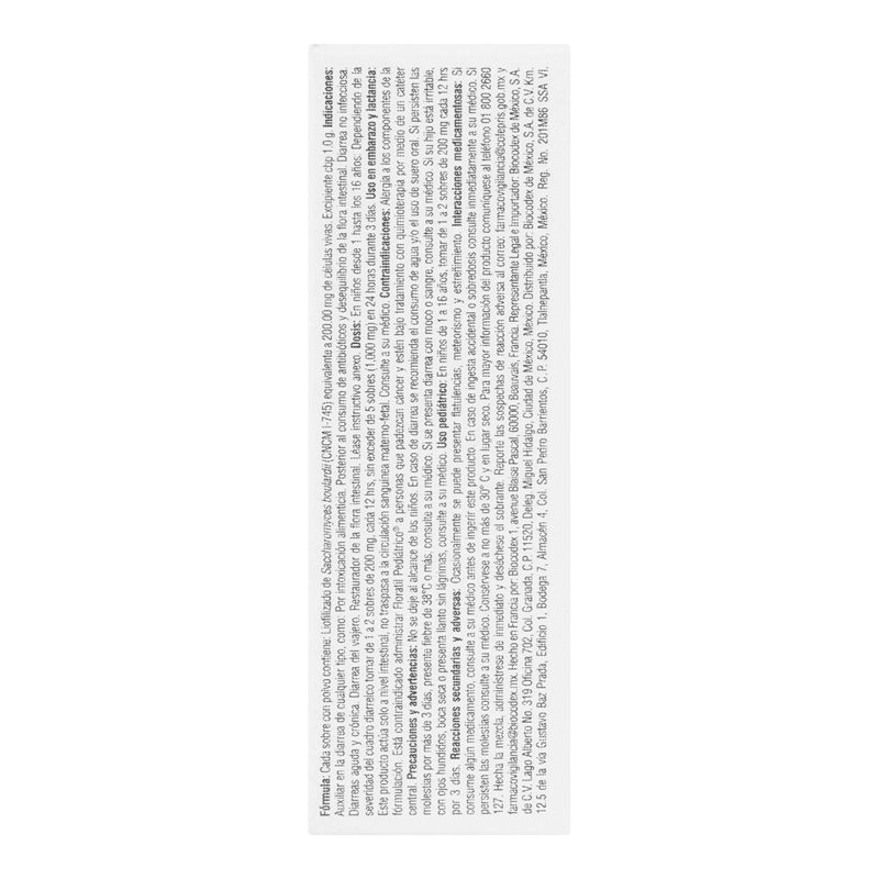 Floratil Pediátrico 200 Mg 6 Sobres 7501298243009 perfil 4