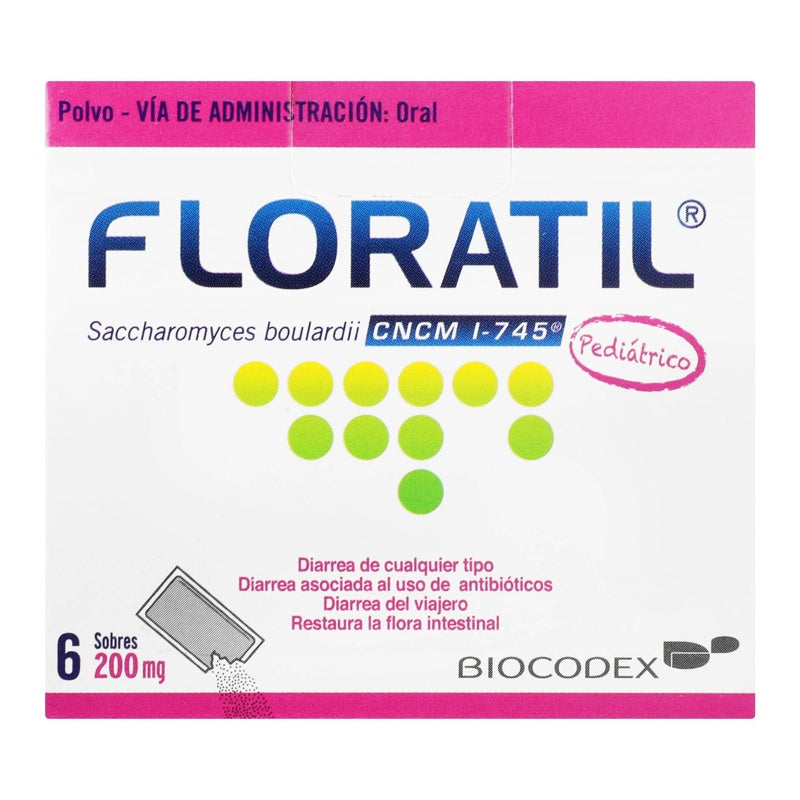 Floratil Pediátrico 200 Mg 6 Sobres 7501298243009 perfil 5