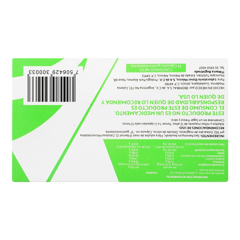 Flospro 250 Mg Con 14 Capsulas Suplemento Alimenticio 7506429300033 perfil 2