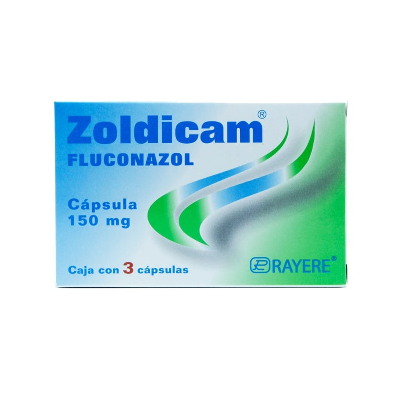Fluconazol 150 Mg Con 3 Capsulas Zoldicam