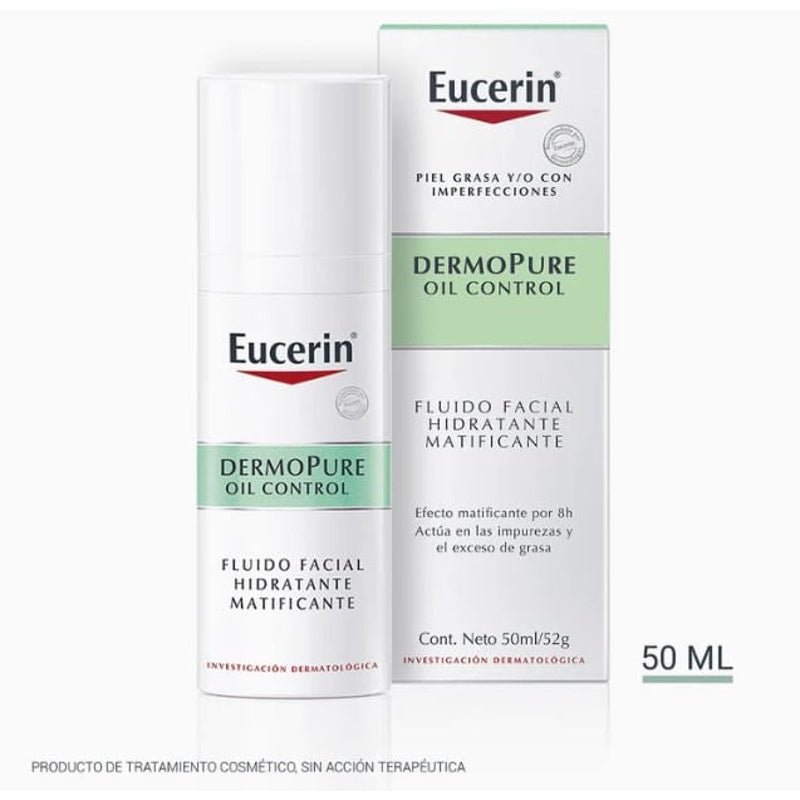Fluido Eucerin Facial Hidra Mat 50 Ml