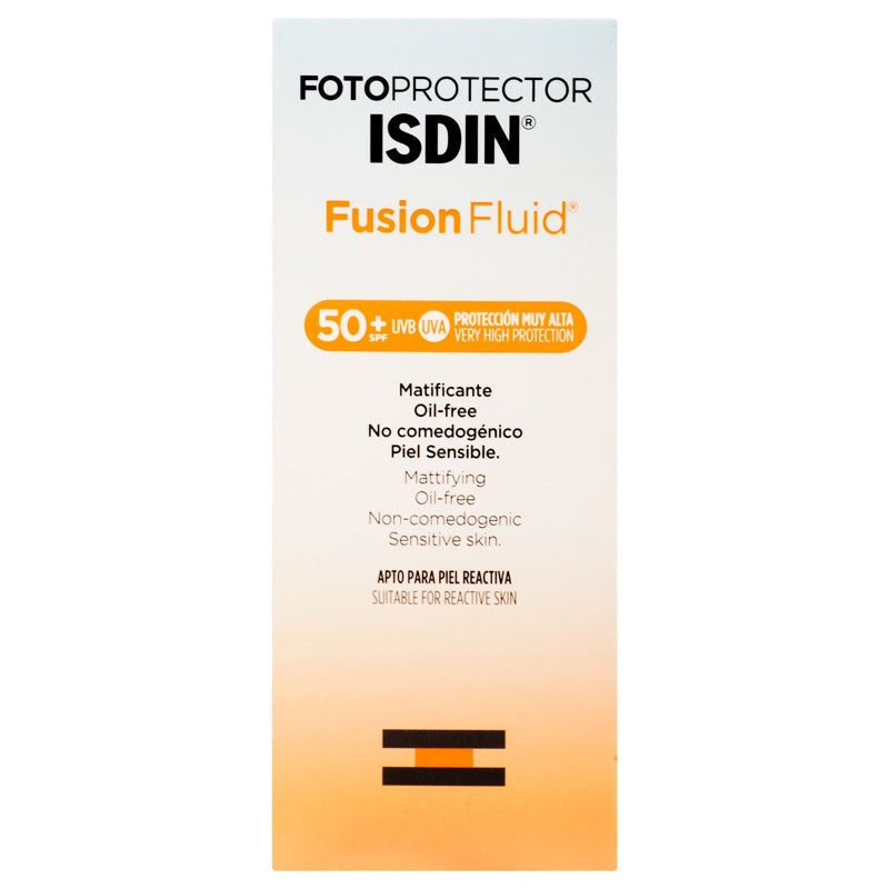 Fotoprotector Isdin Matificante Sensible Fps 50+ 50 Ml Crema Tópica