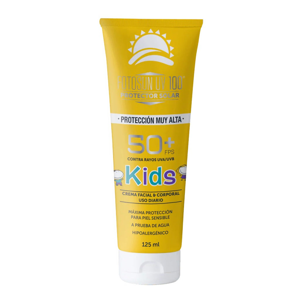 Bloqueador Solar Fotosun Uv Kids 50+ Fps 125 Ml 7502253600493