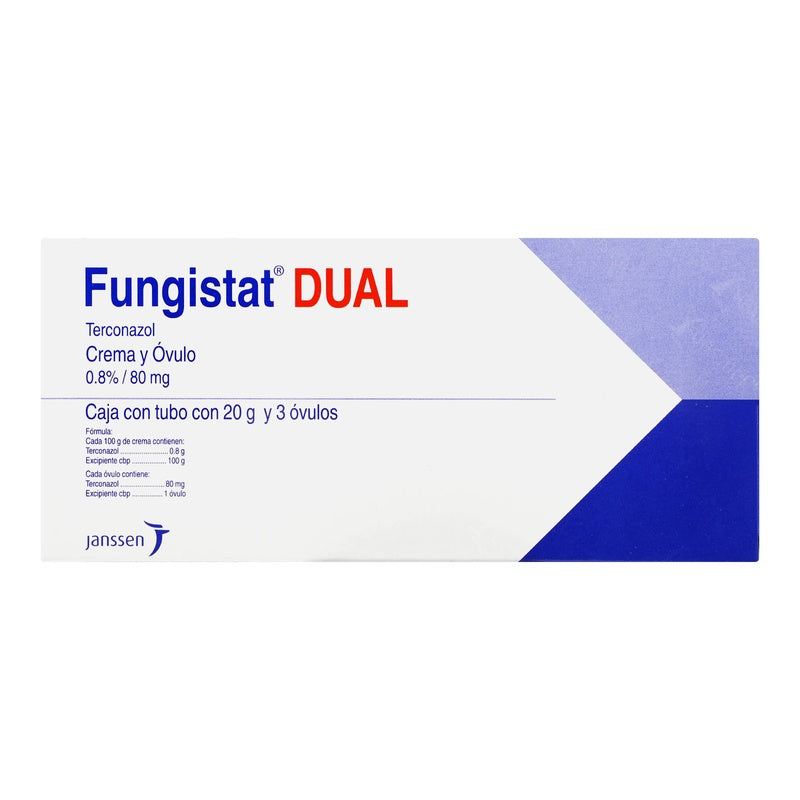 Fungistat Dual Crema 0.8% 20 Gr Crema Vag Ovulos 7501100053031 perfil 5