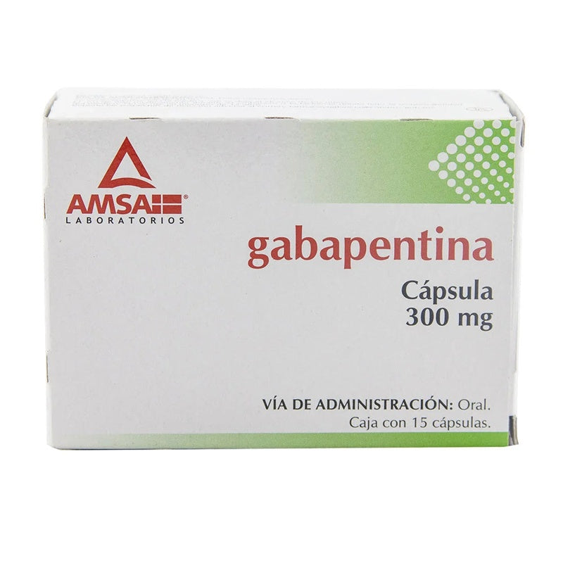 Gabapentina 300 Mg Con 15 Capsulas Amsa