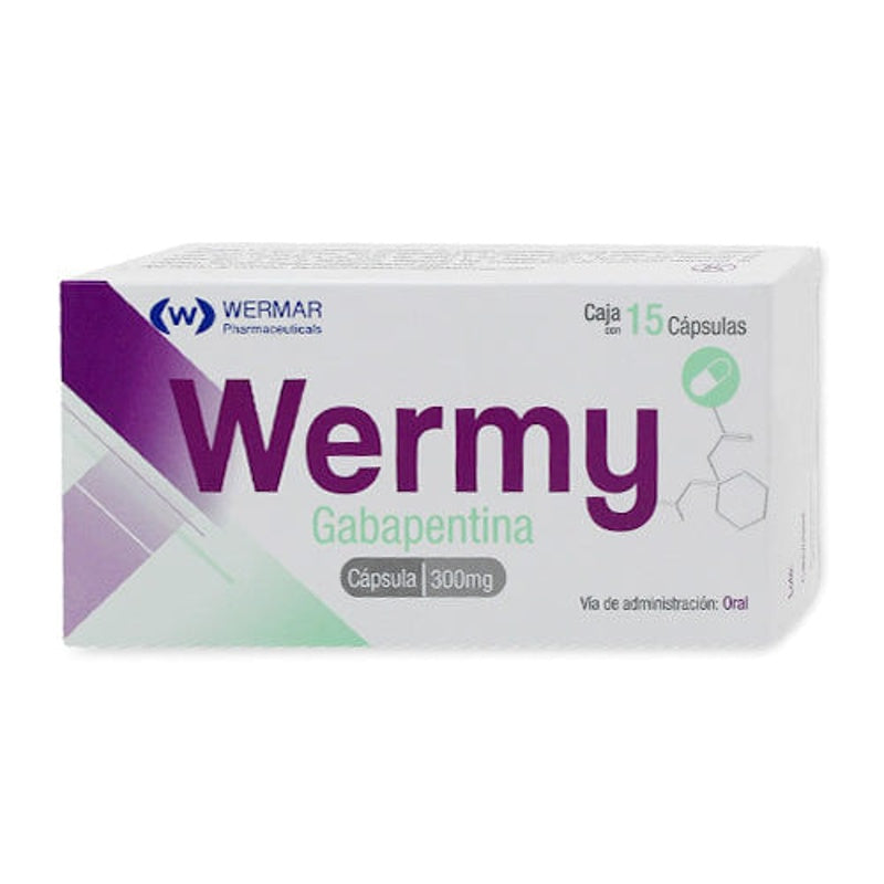 Gabapentina 300 Mg Con 15 Capsulas Wemar