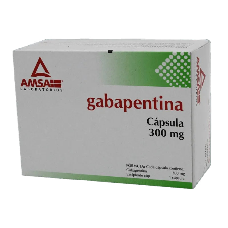 Gabapentina 300 Mg Con 30 Capsulas Amsa 7501349020443