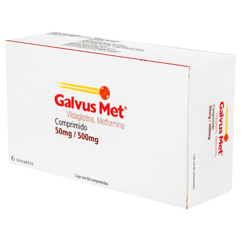 Galvus Met 50 / 500 Mg Con 60 Comprimidos