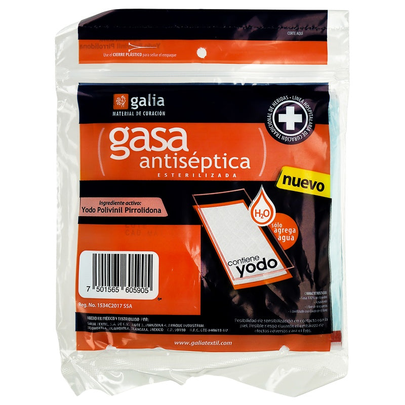 Gasa Galia Est Antisepti 10X10 Con 10 5902 7501565605905 perfil 2