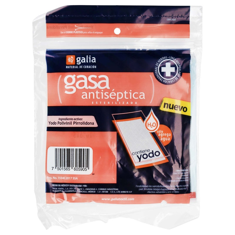 Gasa Galia Est Antisepti 10X10 Con 10 5902 7501565605905 perfil 4