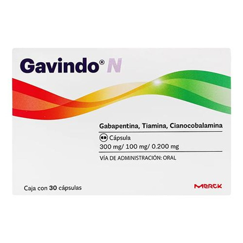 Gavindo N 300 / 100 / 0.200 Mg Con 30 Tabletas