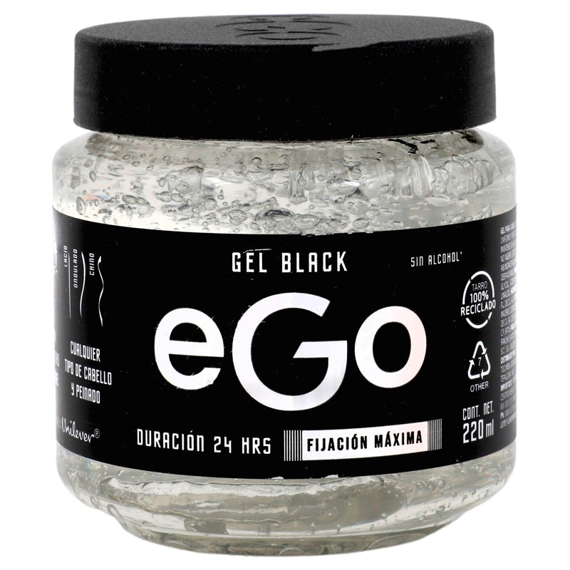 Gel Ego Black 24Hr Fij-Max 220 Ml 7506306247505