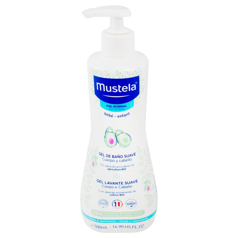 Gel Mustela Baño Suave Pnor Bebé500 Ml