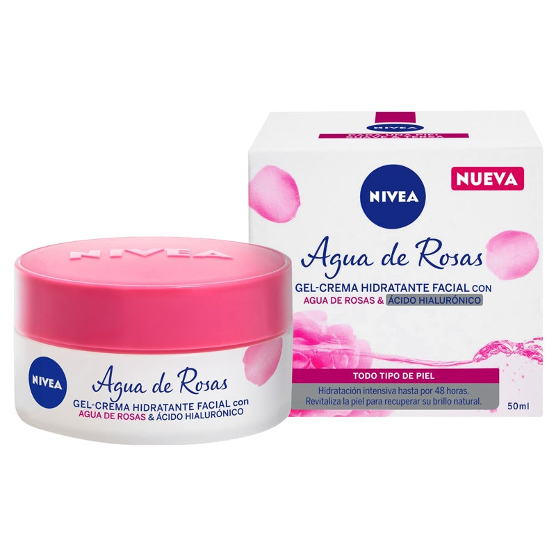 Gel Nivea Crema Fac A-Rosas Hidr 50 Ml
